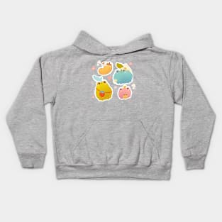 Happy Fruity Froggos Kids Hoodie